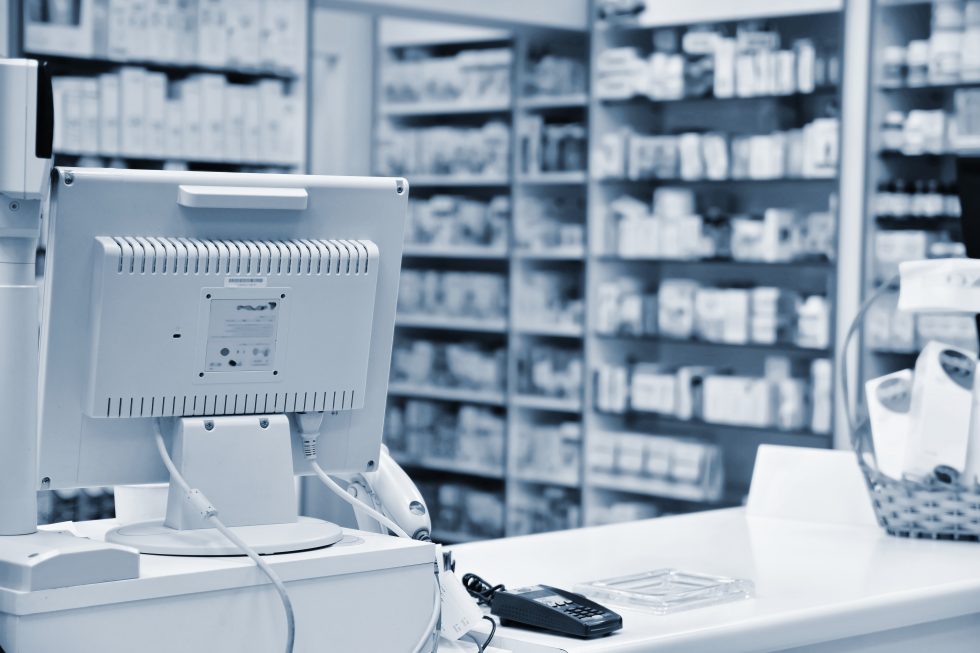 Bigstock Checkout the Pharmacy Interio