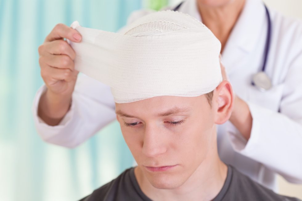 bigstock boy with trauma of the head | lampertwalsh